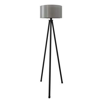 Lampa stojąca AYD 1xE27/40W/230V czarna/szara