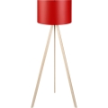Lampa stojąca AYD 1xE27/40W/230V czerwona/beżowa