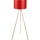 Lampa stojąca AYD 1xE27/40W/230V czerwona/beżowa