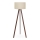 Lampa stojąca AYD 1xE27/60W/230V beżowa/brązowa