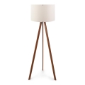Lampa stojąca AYD 1xE27/60W/230V beżowy/brązowy