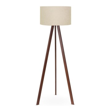 Lampa stojąca AYD 1xE27/60W/230V beżowy/brązowy