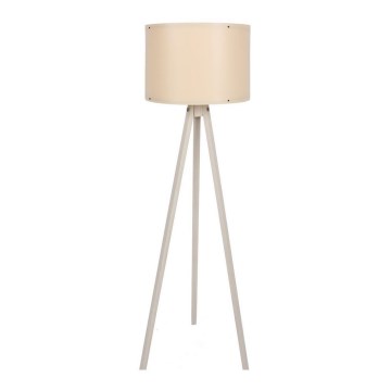 Lampa stojąca AYD 1xE27/60W/230V kremowa/beżowa