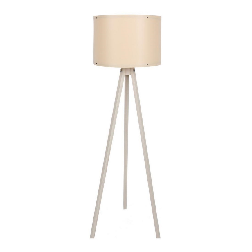 Lampa stojąca AYD 1xE27/60W/230V kremowa/beżowa