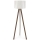 Lampa stojąca AYD 1xE27/60W/230V kremowa/brązowa