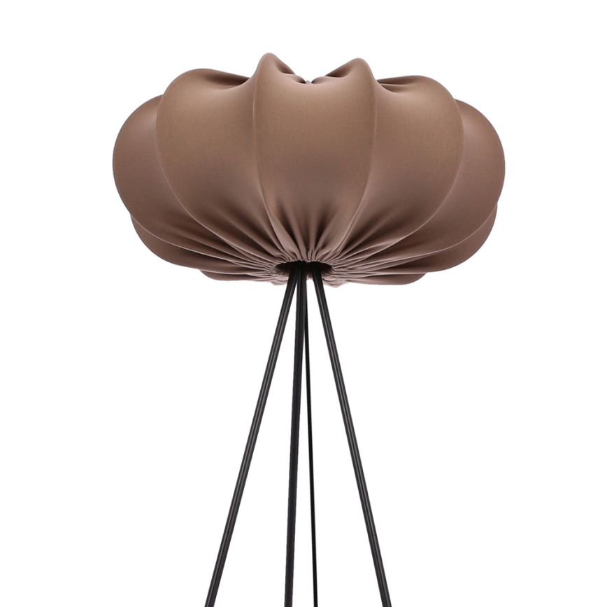 Lampa stojąca CAFEE 1xE27/40W/230V brązowa/czarna