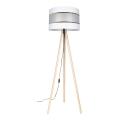 Lampa stojąca CORAL 1xE27/60W/230V beżowa/biała/złota