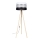 Lampa stojąca CORAL 1xE27/60W/230V beżowa/czarna/biała/matowy chrom