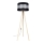 Lampa stojąca CORAL 1xE27/60W/230V beżowa/czarna/matowy chrom