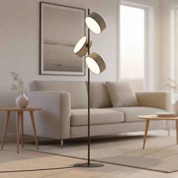 Lampa stojąca DRUMZ 3xE14/10W/230V szara