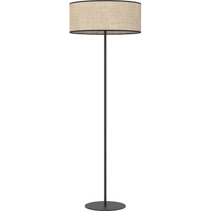 Lampa stojąca ECO 1xE27/15W/230V beżowa/rattan