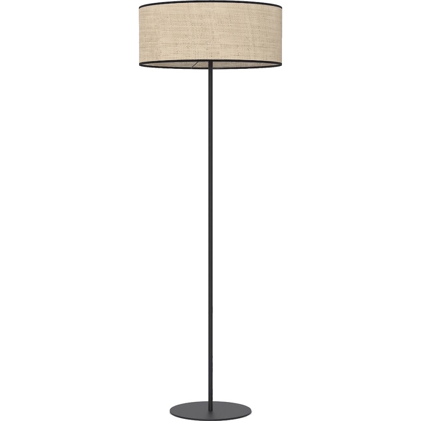Lampa stojąca ECO 1xE27/15W/230V beżowa/rattan