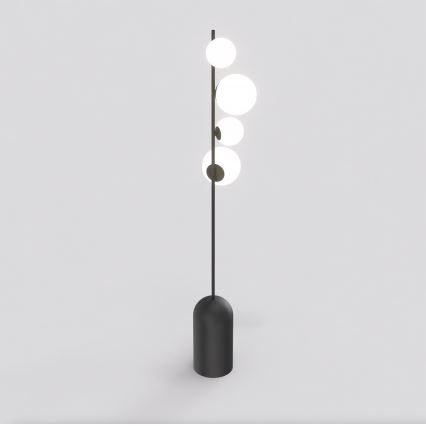 Lampa stojąca ETNO 4xG9/8W/230V czarna