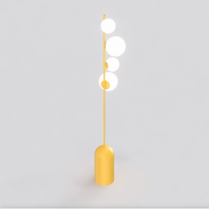 Lampa stojąca ETNO 4xG9/8W/230V pomarańczowa