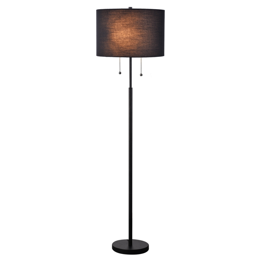 Lampa stojąca FOGO 2xE27/15W/230V czarna