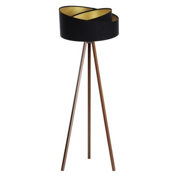 Lampa stojąca GALAXY 1xE27/60W/230V czarna/wenge