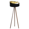 Lampa stojąca GALAXY 1xE27/60W/230V czarna/wenge