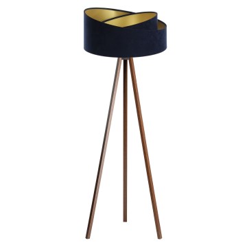 Lampa stojąca GALAXY 1xE27/60W/230V niebieska/wenge
