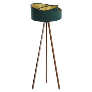 Lampa stojąca GALAXY 1xE27/60W/230V zielona/wenge