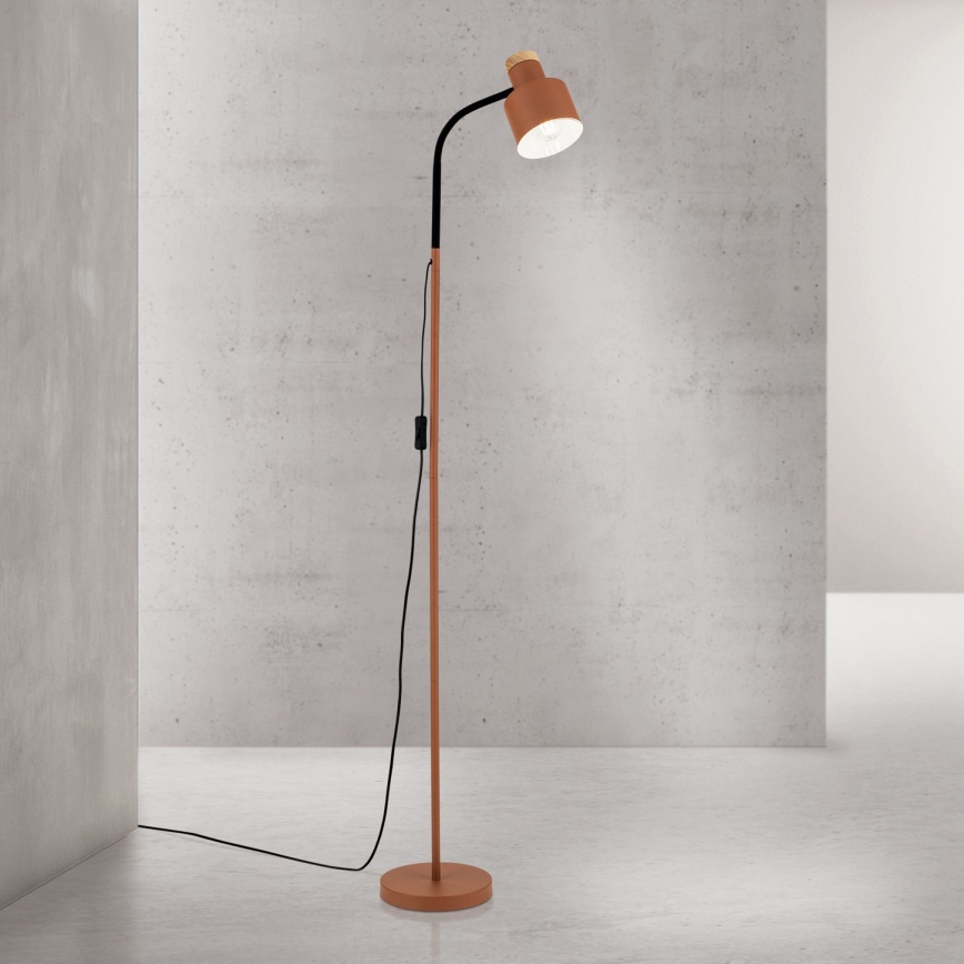 Lampa stojąca GILI 1xE27/40W/230V ceglana