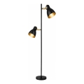 Lampa stojąca LED 1xE27/7W/230V 2700K czarna