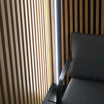 Lampa stojąca LED BERNADETTA LED/28W/230V 4000K czarna