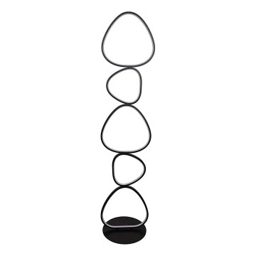 Lampa stojąca LED PETRA LED/48W/230V czarna