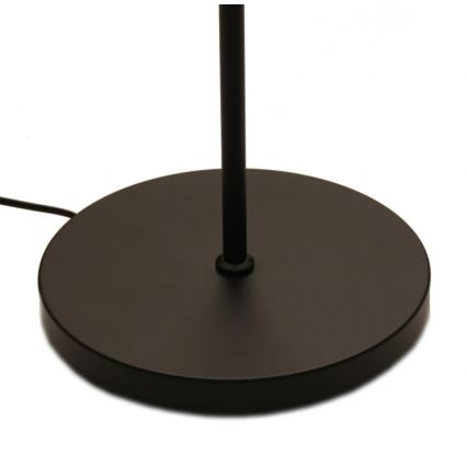 LED ściemnialna lampa stojąca NORA LED/25W/230V 2200/3000/4000K + LED/5W 3000K czarna + zdalne sterowanie