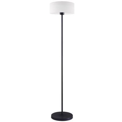 Lampa stojąca LED TUNJA 1xE27/20W/230V, śr. 30 cm, czarna/biała