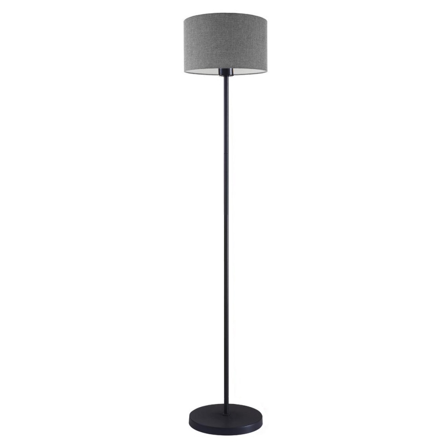 Lampa stojąca LED TUNJA 1xE27/20W/230V śr. 30 cm czarna/szara