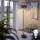 Lampa stojąca LED TUNJA 1xE27/20W/230V śr. 30 cm czarna/taupe