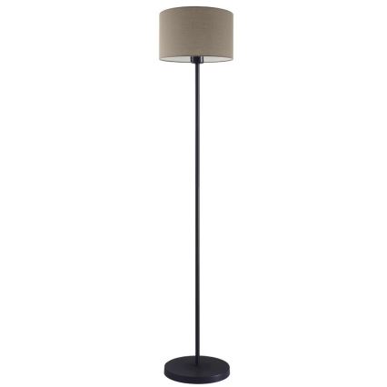 Lampa stojąca LED TUNJA 1xE27/20W/230V śr. 30 cm czarna/taupe