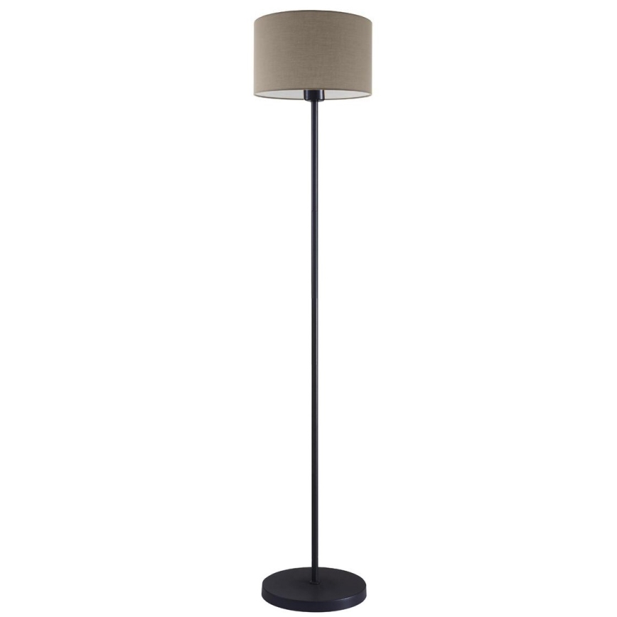 Lampa stojąca LED TUNJA 1xE27/20W/230V śr. 30 cm czarna/taupe