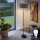 Lampa stojąca LED TUNJA 1xE27/20W/230V śr. 38 cm czarna/taupe