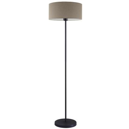 Lampa stojąca LED TUNJA 1xE27/20W/230V śr. 38 cm czarna/taupe