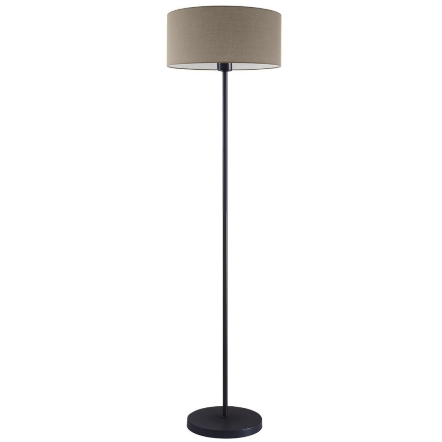 Lampa stojąca LED TUNJA 1xE27/20W/230V śr. 38 cm czarna/taupe