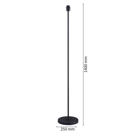 Lampa stojąca LED TUNJA 1xE27/20W/230V śr. 38 cm czarna/taupe
