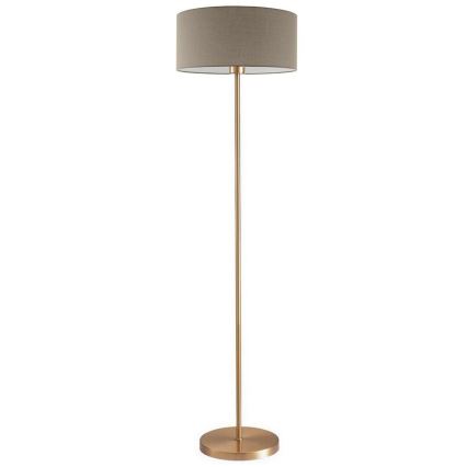 Lampa stojąca LED TUNJA 1xE27/20W/230V śr. 38 cm złota/taupe