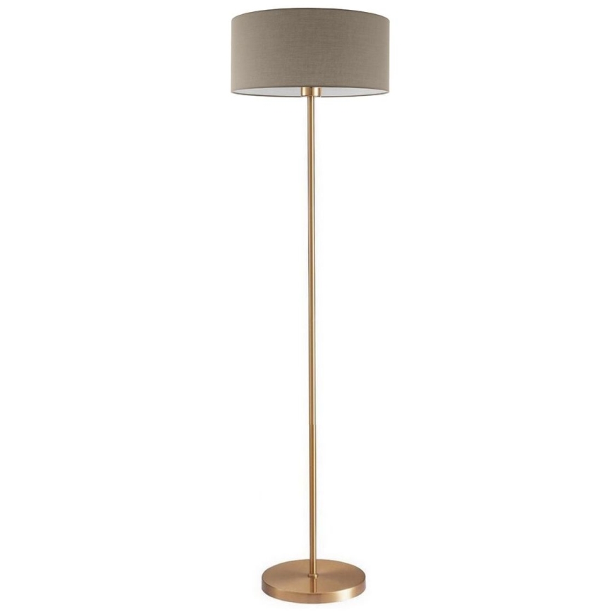 Lampa stojąca LED TUNJA 1xE27/20W/230V śr. 38 cm złota/taupe