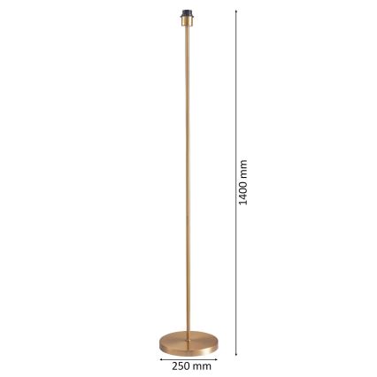 Lampa stojąca LED TUNJA 1xE27/20W/230V śr. 38 cm złota/taupe