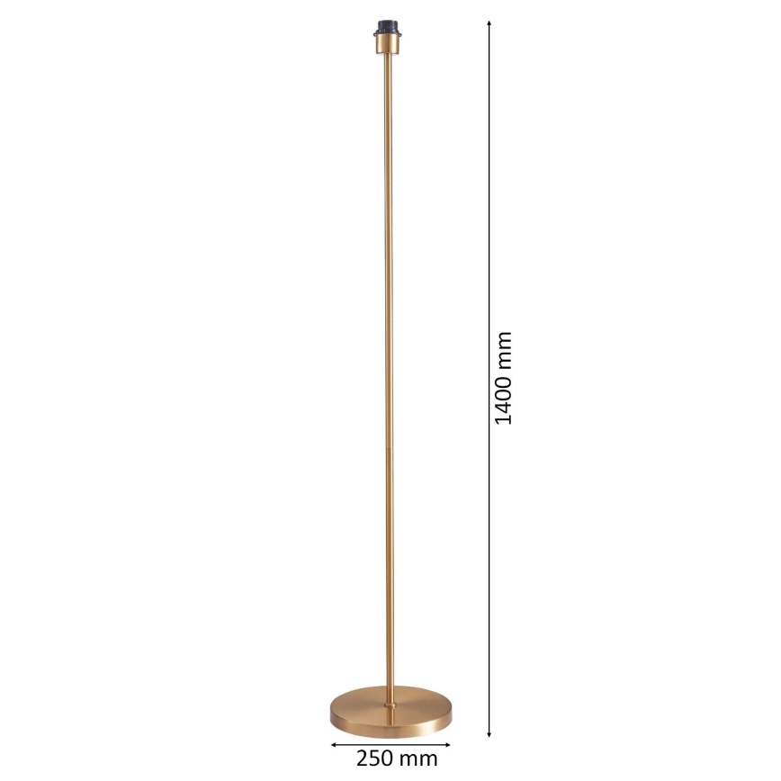 Lampa stojąca LED TUNJA 1xE27/20W/230V śr. 38 cm złota/taupe