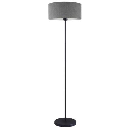 Lampa stojąca LED TUNJA 1xE27/20W/230V średnica 38 cm czarna/szara