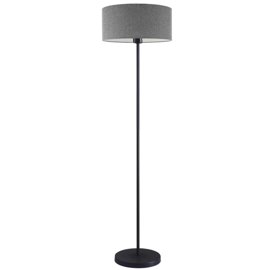 Lampa stojąca LED TUNJA 1xE27/20W/230V średnica 38 cm czarna/szara