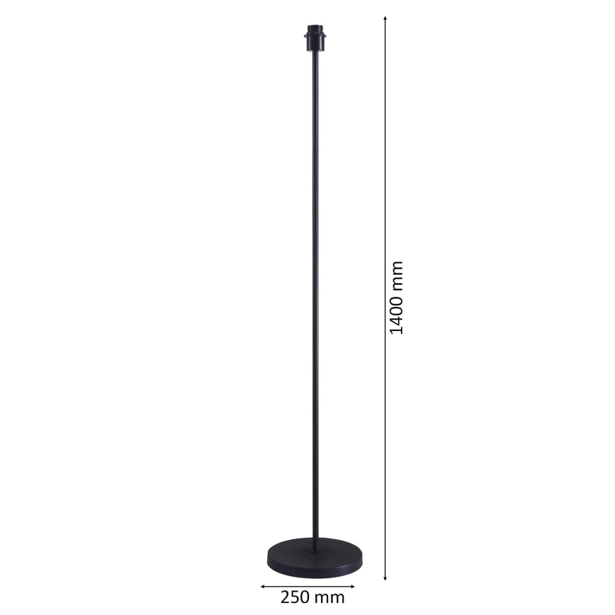 Lampa stojąca LED TUNJA 1xE27/20W/230V średnica 38 cm czarna/szara