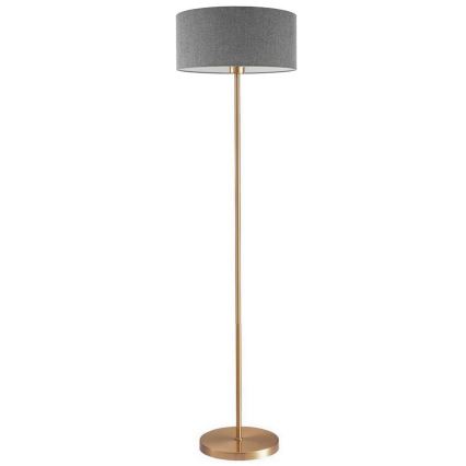 Lampa stojąca LED TUNJA 1xE27/20W/230V, średnica 38 cm, złota/szara
