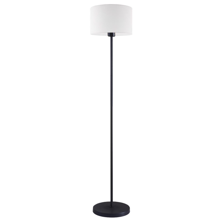 Lampa stojąca LED TUNJA 1xE27/20W/230V, Ø 30 cm, czarna/biała