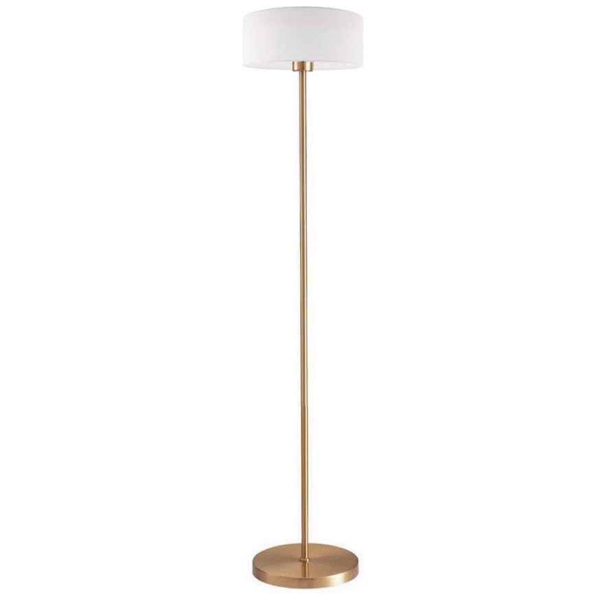 Lampa stojąca LED TUNJA 1xE27/20W/230V Ø 30 cm złota/biała
