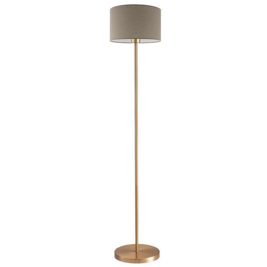 Lampa stojąca LED TUNJA 1xE27/20W/230V Ø 30 cm złota/taupe
