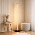 Lampa stojąca LED VERDE LED/18W/230V 3000K dąb/czarny