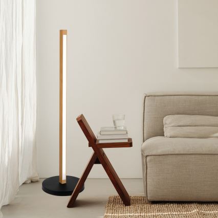 Lampa stojąca LED VERDE LED/18W/230V 3000K dąb/czarny